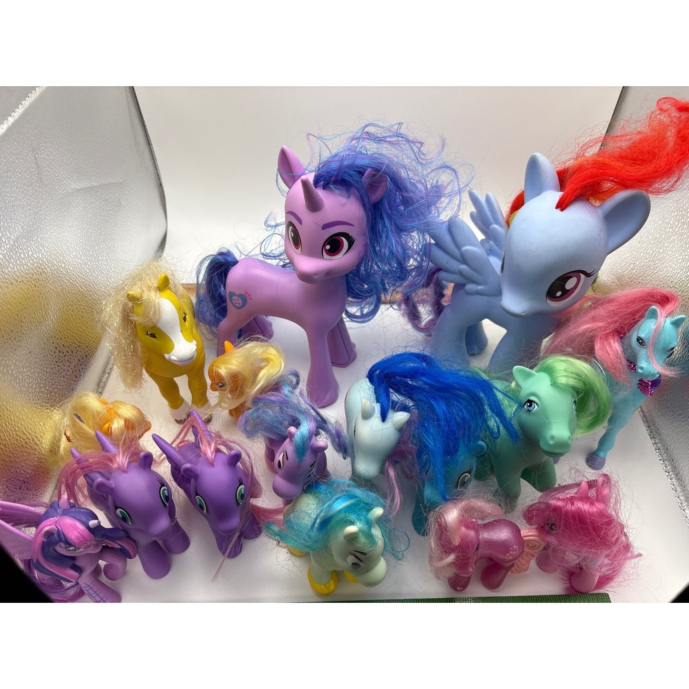 Hasbro‎ My Little Pony Lot 17pc Rainbow Dash Twilight Sparkle 2013 2020 Figures